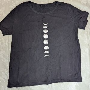 Moon phases t-shirt plus size